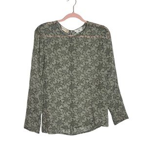 J Tiktiner Capriccio sheer floral top France